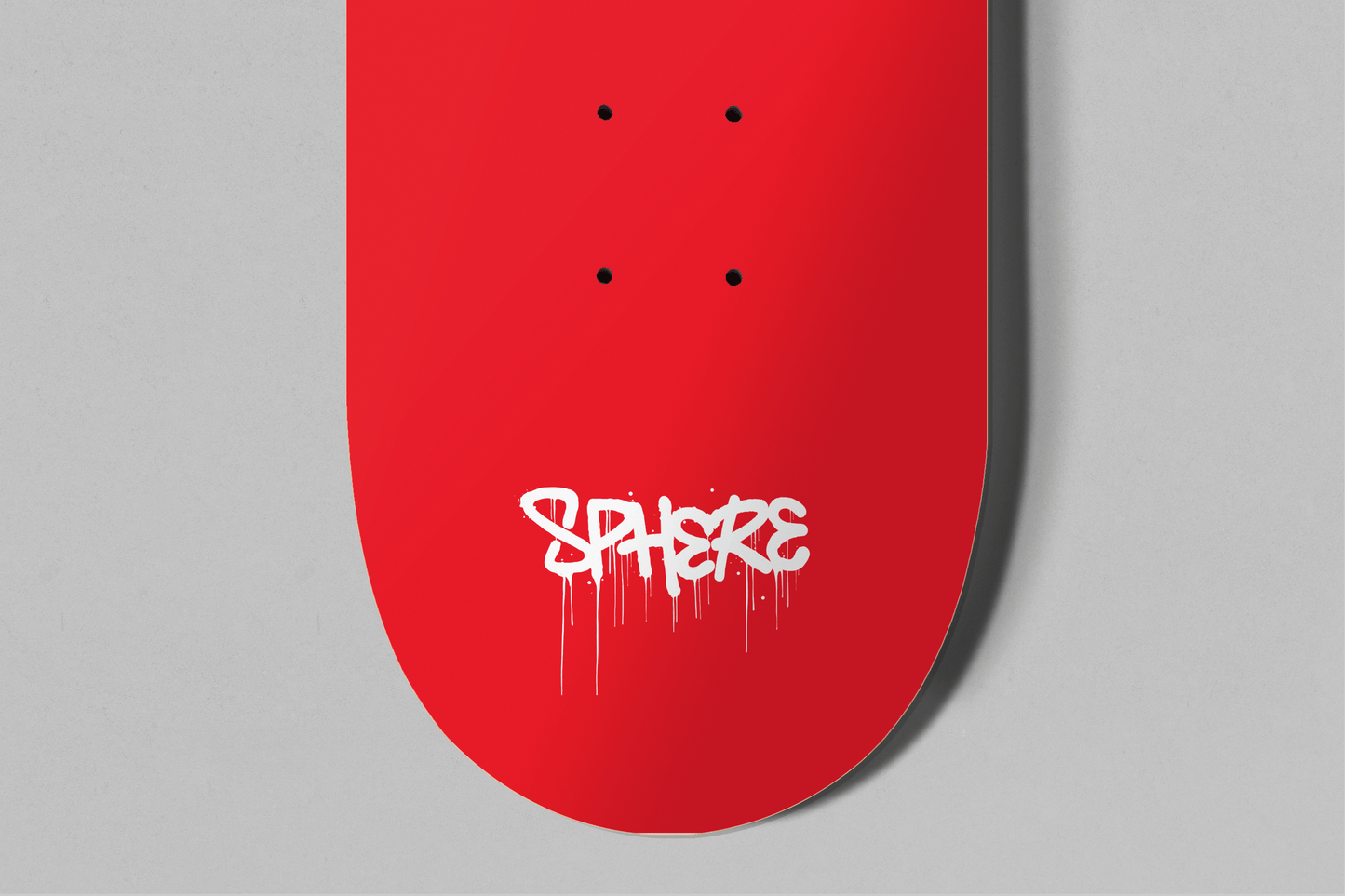 SPHERE RED WHITE GRAFITTI CARBON-FIBER TECH DECK