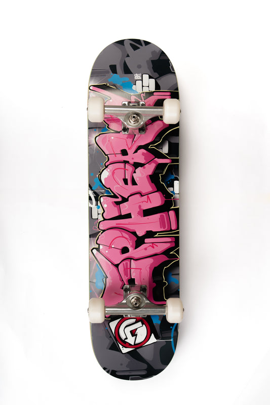 BUBBLEGUM SPHERE SKATEBOARD COMPLETE (LEFT)