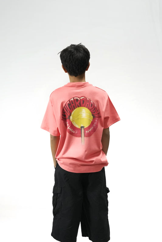 Sphere x JaysDead Sugardaddy Album Art Tee in pink