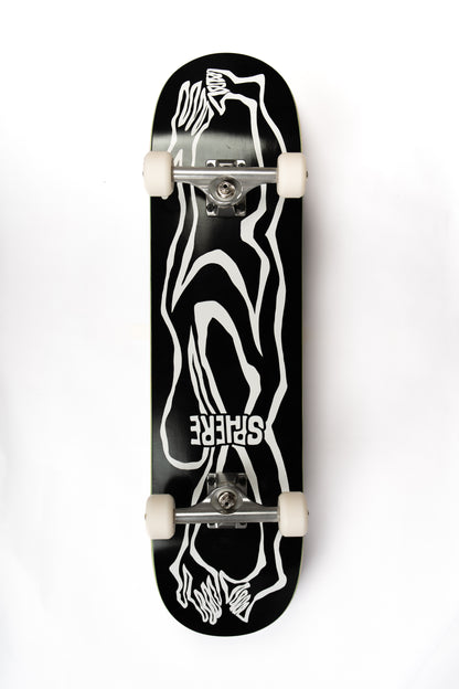 TWISTED HUMAN SPHERE SKATEBOARD COMPLETE