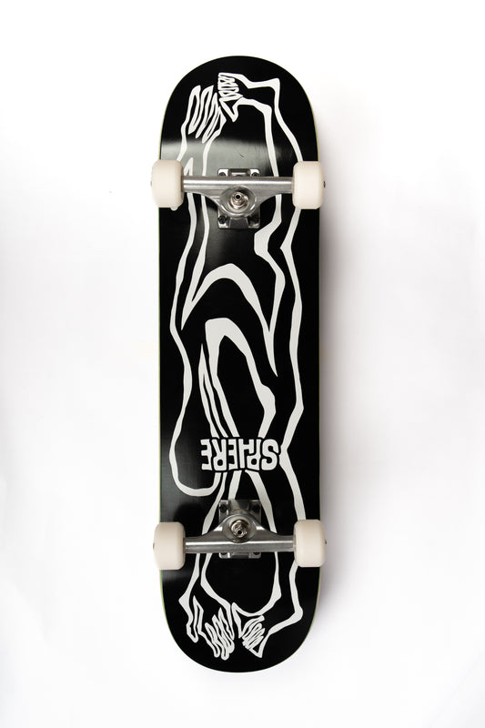 TWISTED HUMAN SPHERE SKATEBOARD COMPLETE