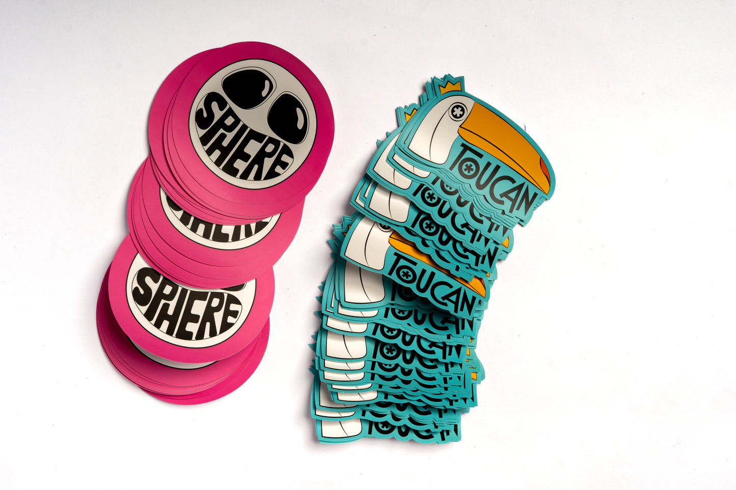 Sphere X Toucan Stickers (2 in one pack)