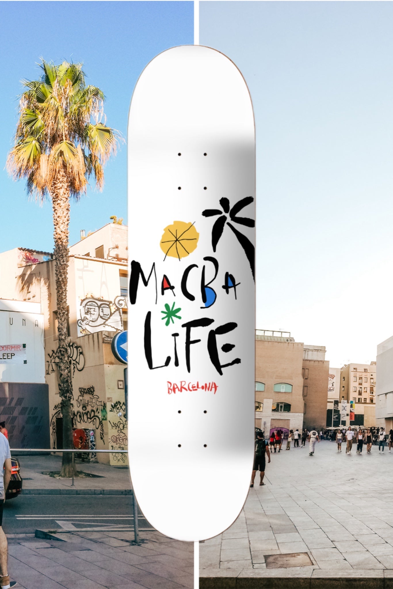 PALM TREE - MACBA LIFE EDITION SKATEBOARD DECK