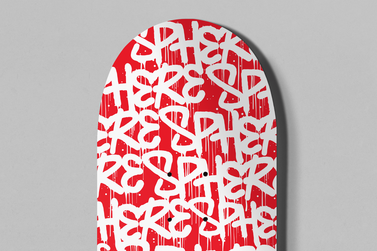 SPHERE RED WHITE GRAFITTI PRO DECK