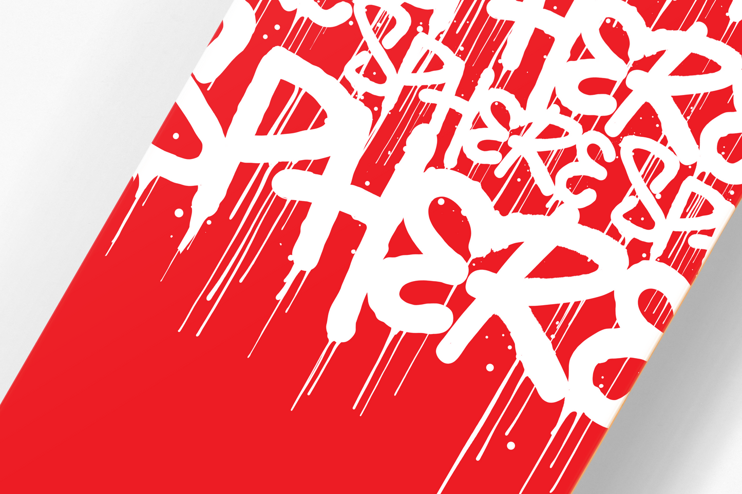 SPHERE RED WHITE GRAFITTI PRO DECK